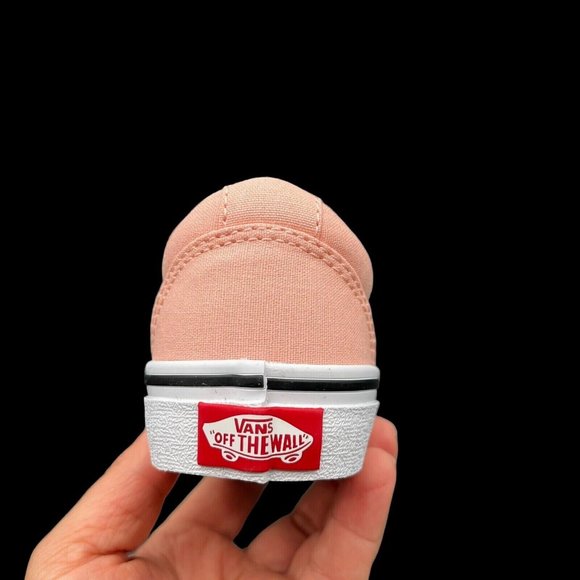 Vans Ward Little Girls Canva Skateboard Sneaker Size 12 Low Top Lace Up Shoes - Picture 10 of 16